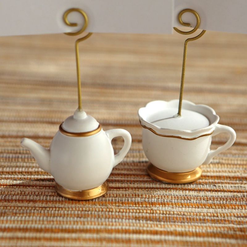Kate Aspen Miniature Tea Time Whimsy Place Card Holder (Set of 6) | 25337NA, 4 of 12