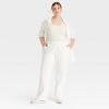 Women's Leisure Studio Mid-Rise Knit Straight Leg Sweatpants - Universal Thread™ - image 3 of 3