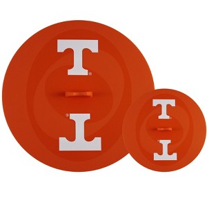 FanPans Team Logo Silicone Lid Set, 2 Pack - NCAA Tennessee Vols - 1 of 3