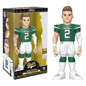 Funko NY Jets NFL Funko Gold 12 Inch Vinyl Figure | Zach Wilson Chase - 1 of 3