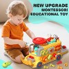 iPlay, iLearn Toddler Busy Bus Toy, Kids Take Apart School Bus W/Tools - 2 of 3