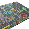 Universal Hobbies Extra Large Street Play Carpet with Education Roads, City & Buildings - 79in x 37.4in PT-2912 - 2 of 4