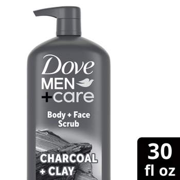 Dove Men+Care Charcoal Clay Body Wash Pump - 30 fl oz