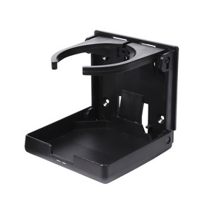 GSE Cup Holder, Adjustable Folding Wall Cup Holder with Screws for Wall, Table, Deck, Car, Van, Truck, RV, Camper - 1 of 4
