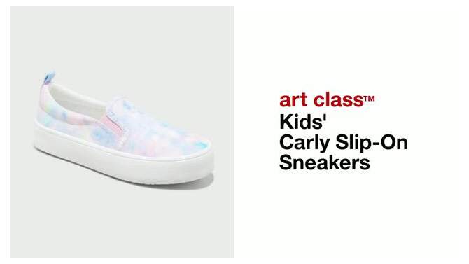 Kids' Carly Slip-On Sneakers - art class™, 2 of 6, play video