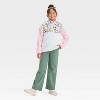 Girls' Squishmallows Faux Shearling Pullover Sweatshirt - Ivory - 3 of 3