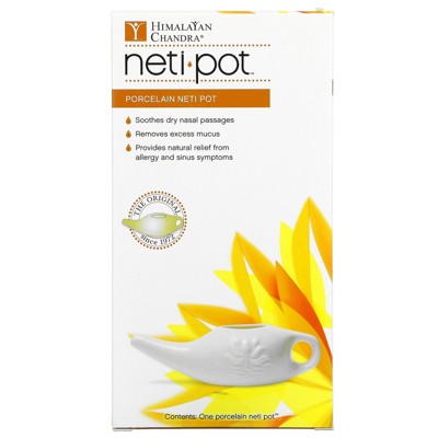 Himalayan Institute Porcelain Neti Pot, 1 Pot,