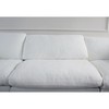1 Piece Antique White Down Filling Sofa Middle Seater - 3 of 4