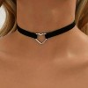 Black Necklaces for Women, Adjustable Layered Velvet Leather Lace Collar Necklace, Goth Jewelry Gifts. - 2 of 4