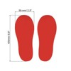 Unique Bargains Home Classroom Floors Stairs Decal PVC Footprint Sticker 4 Pairs - 2 of 4