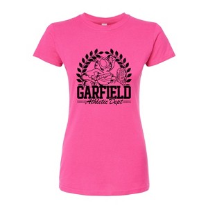 Women's - Garfield - Athletic Dept Fitted Graphic T-Shirt - 1 of 3