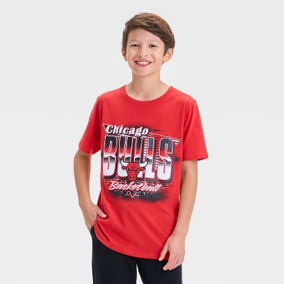 Boys' Short Sleeve Chicago Bulls Graphic T-Shirt - art class™