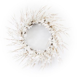 Blossom Floral Wreath 25"D - 1 of 3