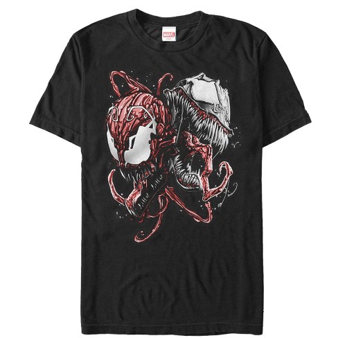 Men's Marvel Carnage And Venom T-shirt - Black - Large : Target