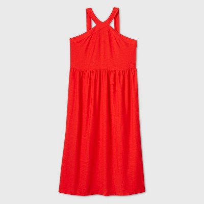 target red maxi dress
