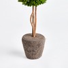 Plum & Post Boxwood Single Sphere Topiary Drop-In 16" - 3 of 4