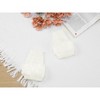 INSPIRE CHIC Women's Elastic Faux Fur Knit Half Finger Thumb Hole Wrist Sleeves Gloves for Windproof Dress 1Pair - 4 of 4