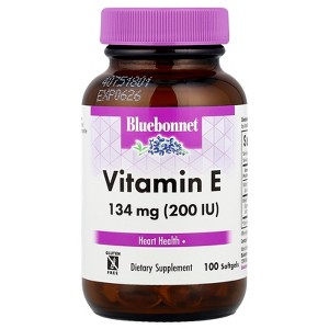 Bluebonnet Nutrition Vitamin E, 100 Softgels - 1 of 2