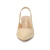 Allegra K Women's Pointed Toe Block Heel Slingback Heels - 2 of 4