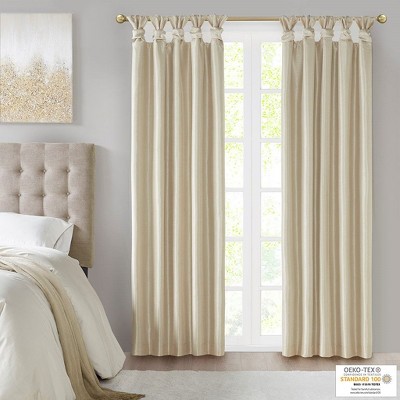 PAGED Twist Tab Lined Total Blackout Window Curtain Panel, Privacy Curtain for Bedroom & Living Room