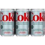 Diet Coke Plant Based Sweeteners - 6pk/7.5 fl oz Mini-Cans