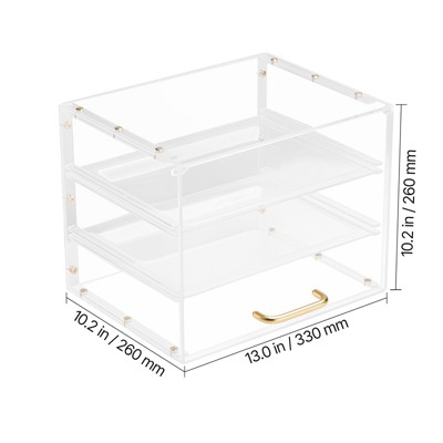 VEVOR Bakery Display Case, 3-Tier Commercial Countertop Pastry Display Case, Clear Acrylic Bread Box for Kitchen, Party Cake Cabinet,Transparent — фото 8