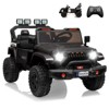 24V Ride On Toys for Big Kids, 2 Seater Extend Ride On Car, Kids' Electric Vehicles with Remote Control,Adjustable Car Body, Music,3 Speeds - 2 of 4
