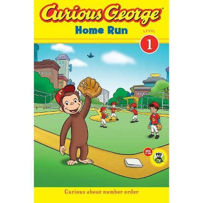 Curious George Home Run (Cgtv Early Reader) - (Green Light Readers Level 1) by  H A Rey (Paperback)