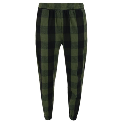 Plaid joggers for fashion men