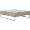 Eartha Concrete Indoor/Outdoor Coffee Table - Dark Grey - Safavieh - image 3 of 4