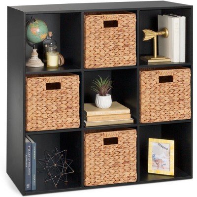 Best Choice Products 9-Cube Bookshelf, Display Storage System, Compartment Organizer w/ 3 Removable Back Panels - Black