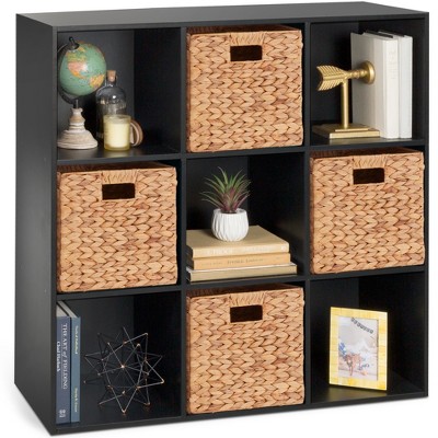 Best Choice Products 9-Cube Bookshelf, 11in Display Storage Compartment Organizer w/ 3 Removable Back Panels