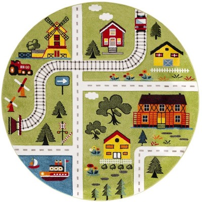 Carousel Kids CRK197 Loomed Indoor Rug - Safavieh