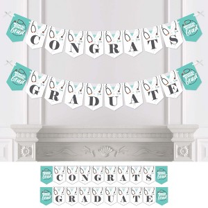 Big Dot of Happiness Medical School Grad - Doctor Graduation Party Bunting Banner - Party Decorations - Congrats Graduate - 1 of 4