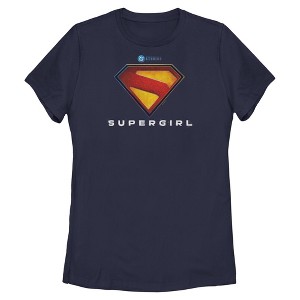 Womens Supergirl New Official Logo T Shirt - 1 of 4