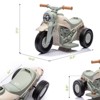 TiramisuBest Kids Ride On Bubble Car 6V 3 Wheel Electric Motorcycle LED Music Forward Reserve 2 Pack - 4 of 4