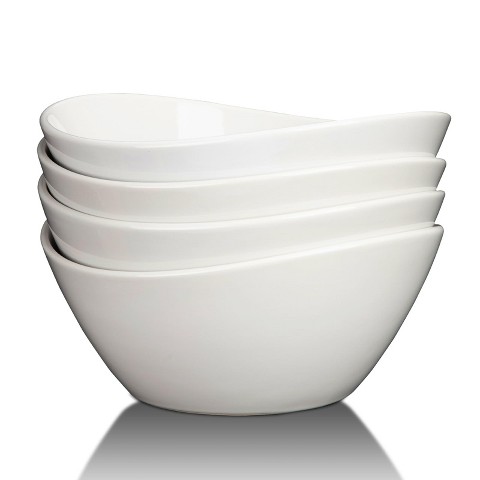 Набор керамических мисок TruAIR белых, 8", 4 шт
