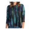 Women's Reflections Side Slit Slinky Top - Jess & Jane - 2 of 2