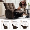 Swivel Rocker Recliner Chair with Heat and Massage,360 Degree Swivel Rocking Single Sofa, Lazy Boy Recliner Chairs for Living Room - 3 of 4