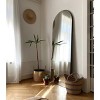Beautyolove Full Length Mirror, 65"x22" Arched Window Pane Mirrors for Wall Decor, Black Full Body or Wall Mounted Mirrors - 2 of 4