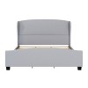 APRILSOUL Size 51" High Headboard Wingback Linen Upholstered Bed No Box Spring Needed - 3 of 4