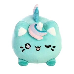 Aurora Small Moon Blossom Meowchi Tasty Peach Enchanting Stuffed Animal Green 7" - 1 of 4