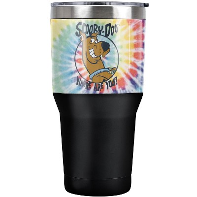 Scooby Doo! Scooby Doo Tie Dye Steel Tumbler 30oz Coffee Travel Mug