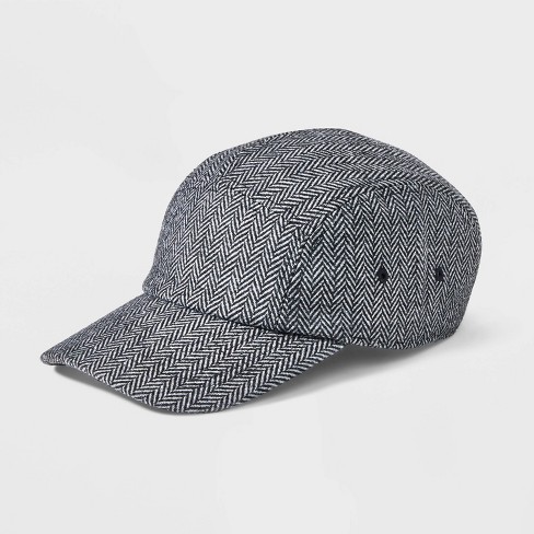 Men's Herringbone 5 Panel Baseball Hat - Goodfellow & Co™ Gray