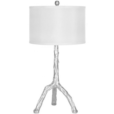 Silver Branch Sculptured Resin Table Lamp Set, 29" Height