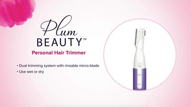Plum Beauty Personal Hair Trimmer, 2 of 6, play video