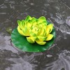 Unique Bargains Artificial Lotus Flower for Garden Ponds Pool Decor 1pcs - image 2 of 4