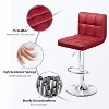 LACOO 33" - 44" Bar Height Adjustable Swivel Barstool - 3 of 4