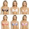 Just Intimates Double Push Up Bras for Women (Pack of 6) - 2 of 4
