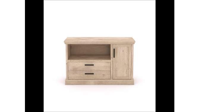 Small Mason Peak Credenza Storage Cabinet Prime Oak - Sauder, 2 of 8, play video